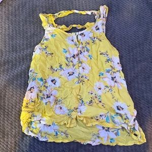 Kids floral tank top